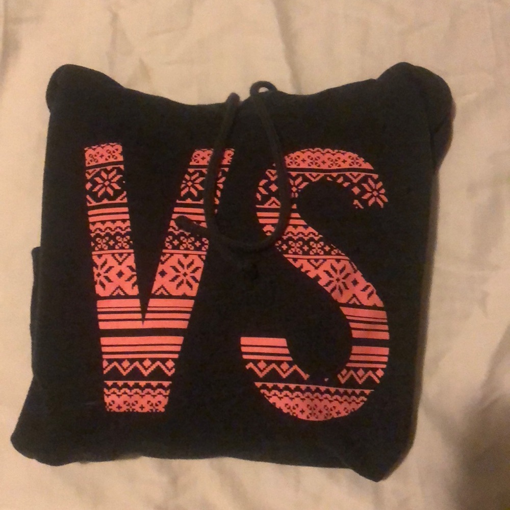 Victoria Secret Pink charcoal gray hoodie